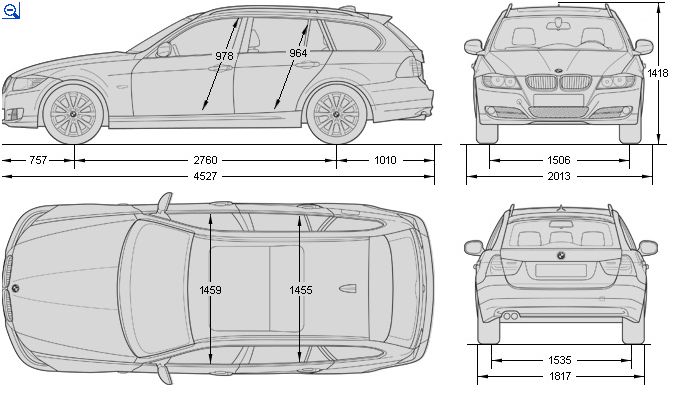 Bmw e91 touring boot dimensions #2