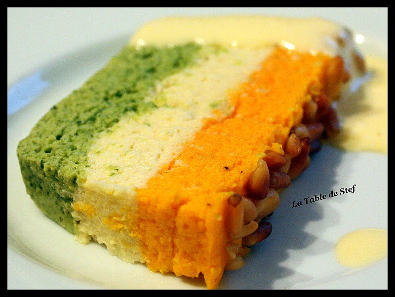 Terrine aux trois légumes